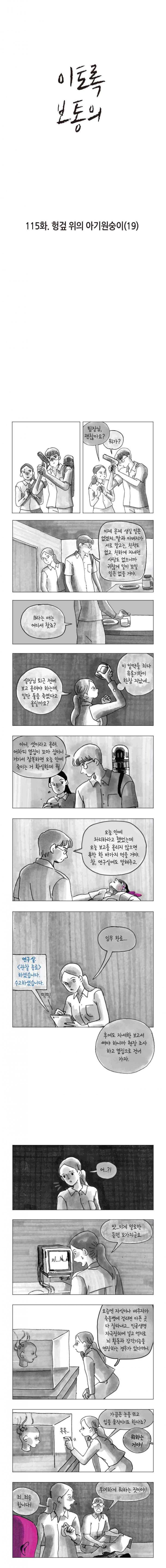 이토록 보통의 115화 - 헝겊 위의 아기원숭이 (19) - 웹툰 이미지 1