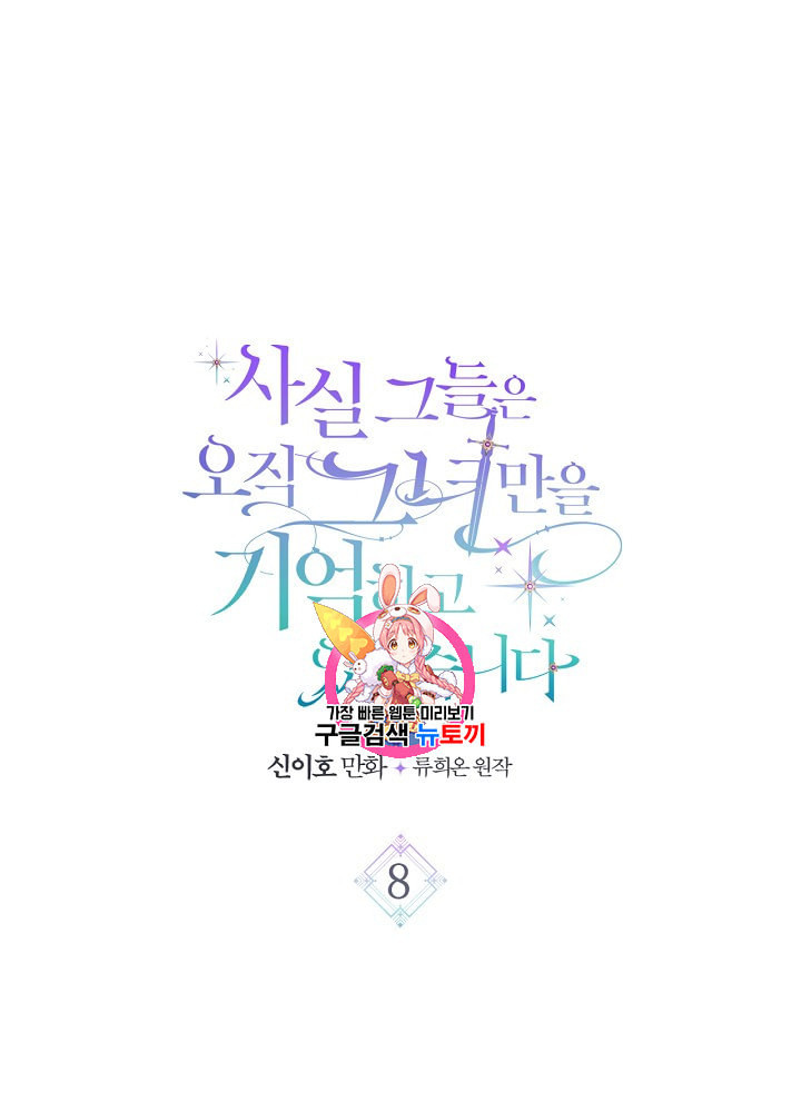 사실 그들은 오직 그녀만을 기억하고 있었습니다 8화 - 웹툰 이미지 1