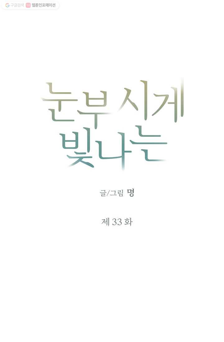 눈부시게 빛나는 33화 - 웹툰 이미지 6