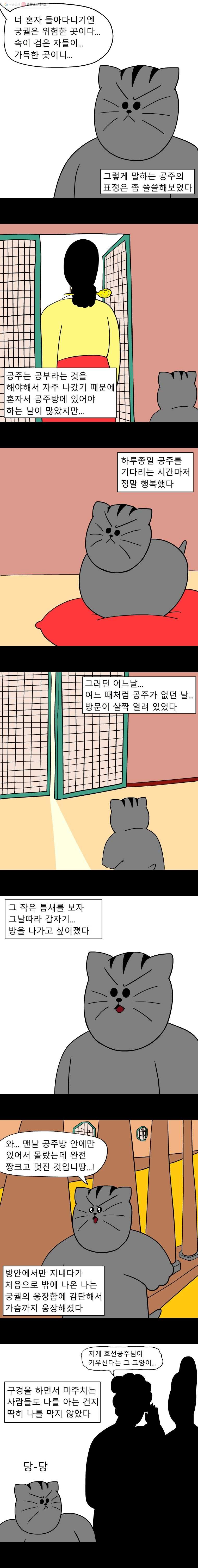 금수친구들 37화 폭풍을 부르는 고양이 구출 작전(4) - 웹툰 이미지 5