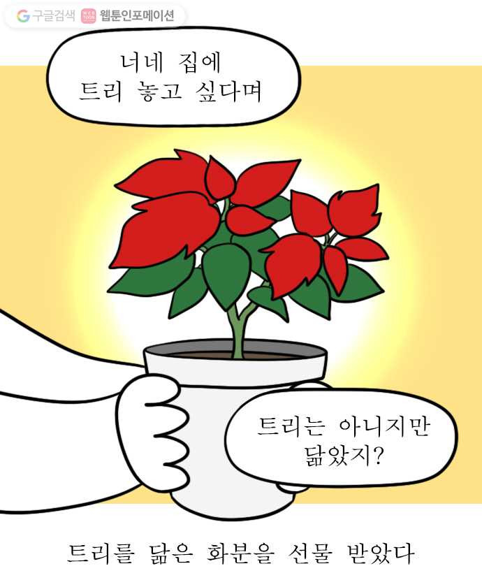 독립일기 57화 반려 식물 - 웹툰 이미지 1