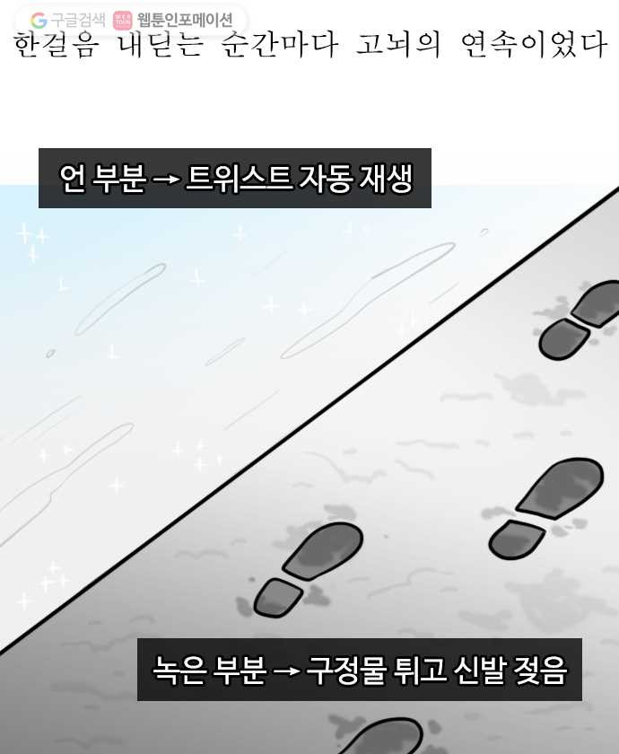 독립일기 62화 눈 온다 - 웹툰 이미지 12