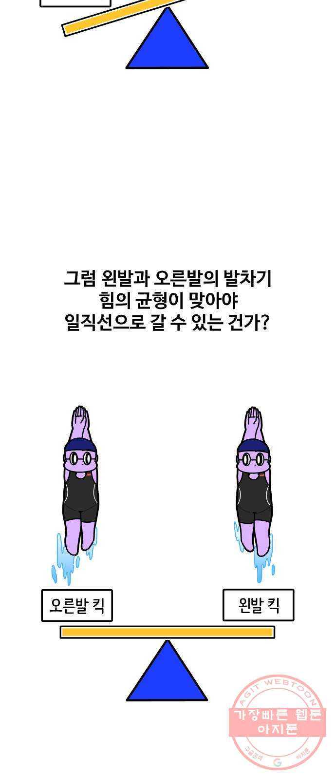 수영만화일기 36화 추리하면서 수영하기 - 웹툰 이미지 28