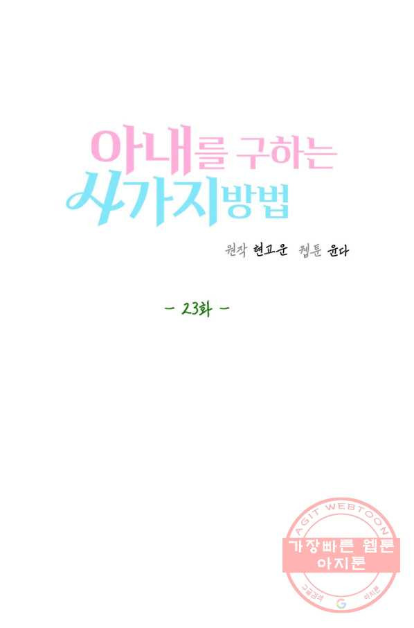 아내를 구하는 4가지 방법 23화 - 웹툰 이미지 36