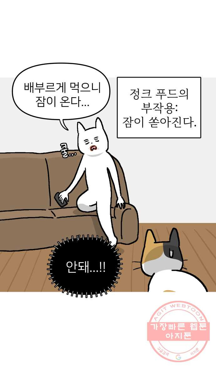 애옹식당 2화 이대로 멘탈 회복?! - 웹툰 이미지 35