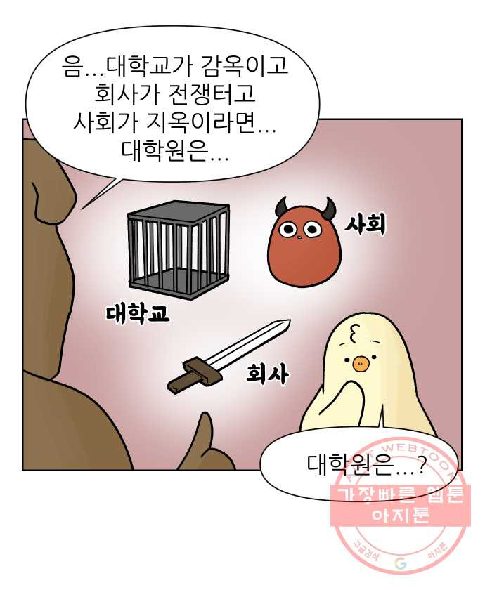 대학원 탈출일지 1화-선택 - 웹툰 이미지 11