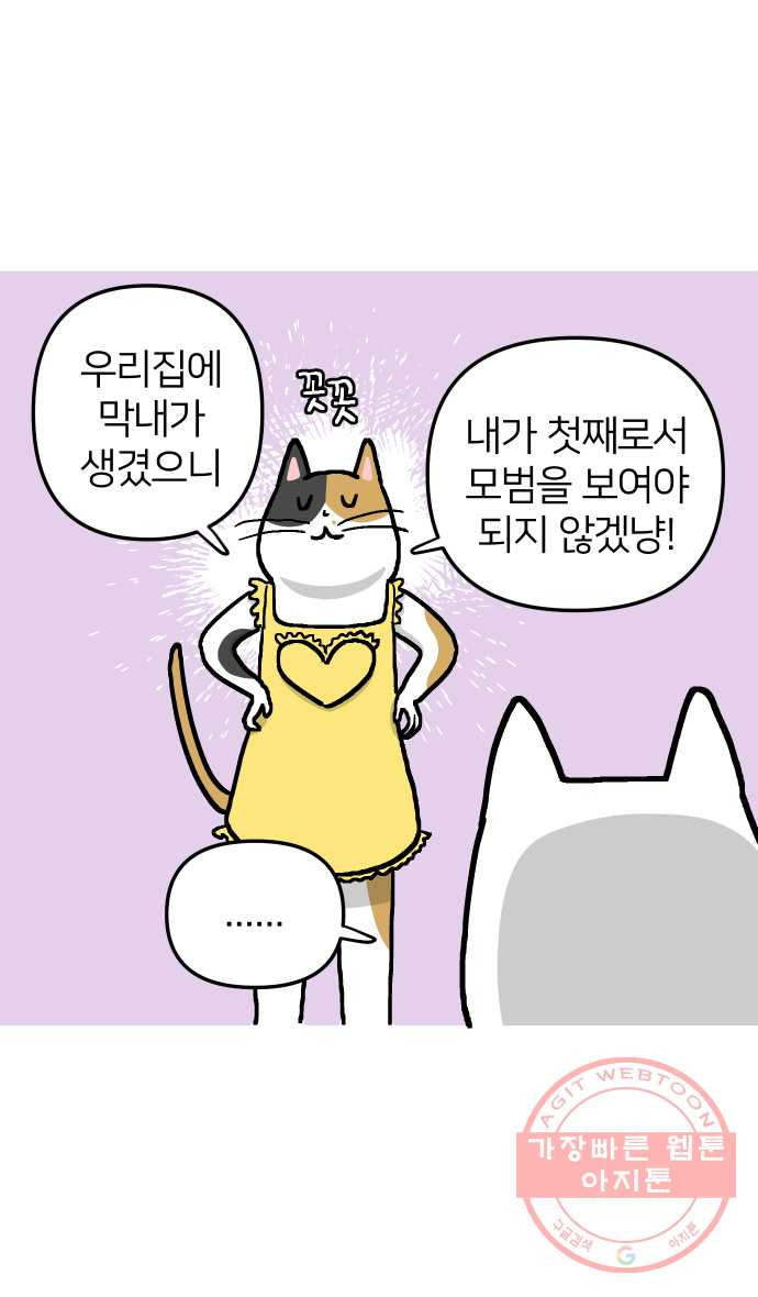 애옹식당 14화 근엄한 첫째가 될 거야 - 웹툰 이미지 33