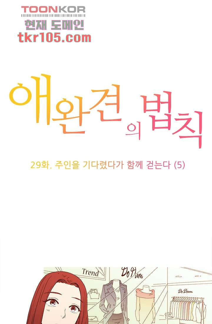 애완견의 법칙 29화 - 웹툰 이미지 1