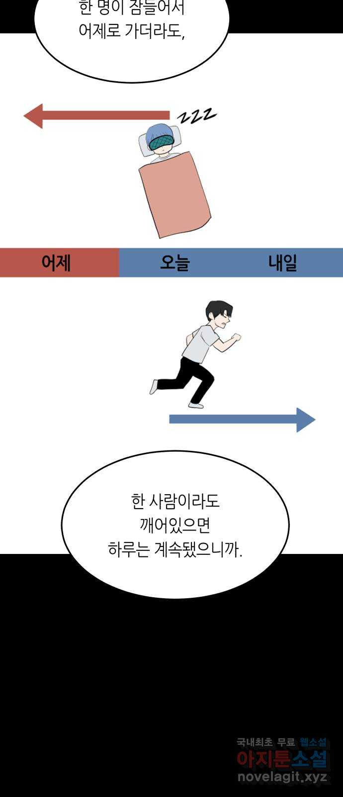 오직, 밝은 미래 36화 : 또 하루가 지나갔을 뿐인데 - 웹툰 이미지 50