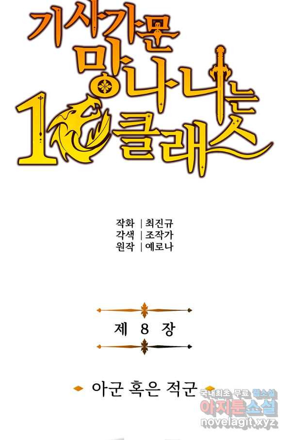 기사가문 망나니는 10클래스 8화 - 웹툰 이미지 9