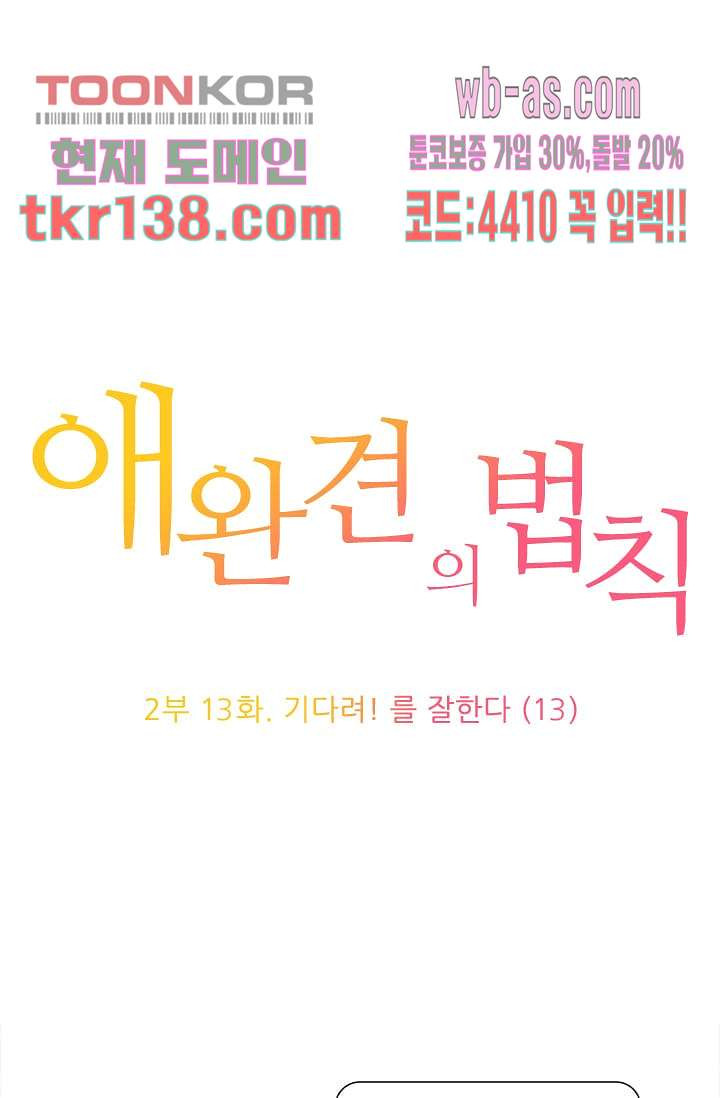 애완견의 법칙 2부 13화 - 웹툰 이미지 1