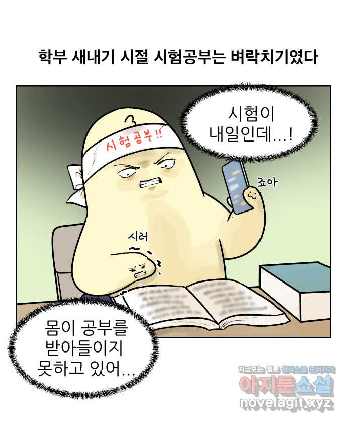 대학원 탈출일지 61화-시험 - 웹툰 이미지 6