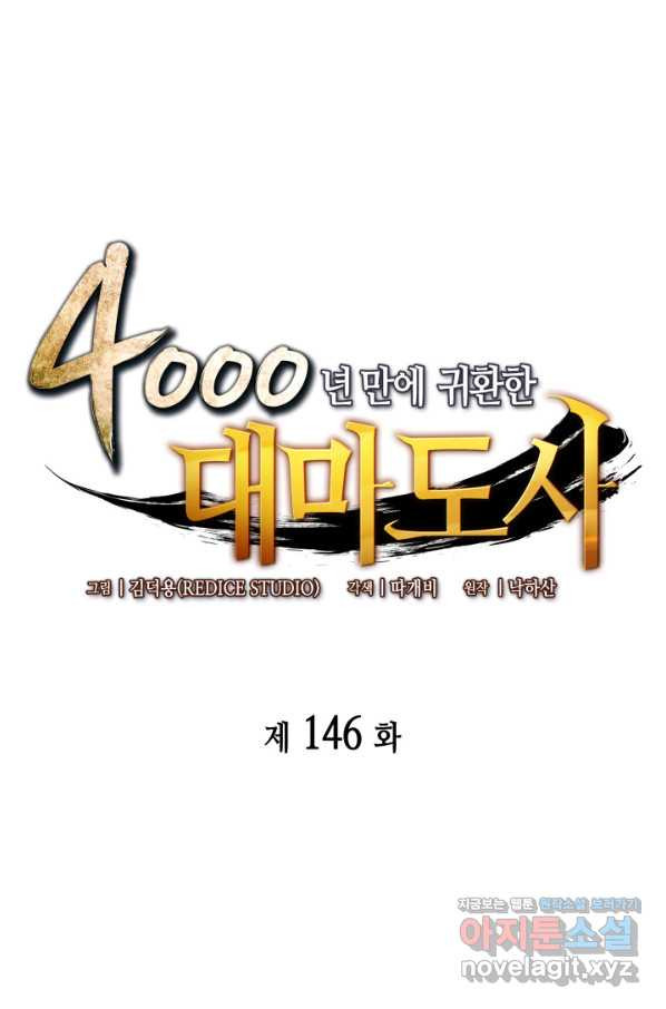 4000년 만에 귀환한 대마도사 146화 - 웹툰 이미지 1