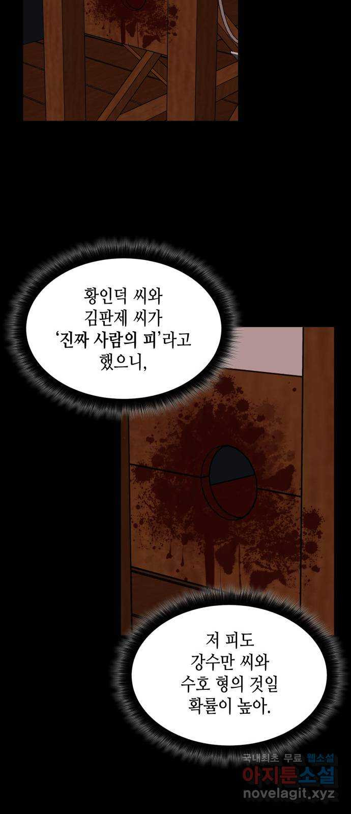 밀실 마피아 게임 41화. 두 번째 마피아 게임 논쟁(5) - 웹툰 이미지 41