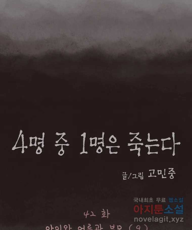 4명 중 1명은 죽는다 42화 아이와 어른과 부모 (9) - 웹툰 이미지 12