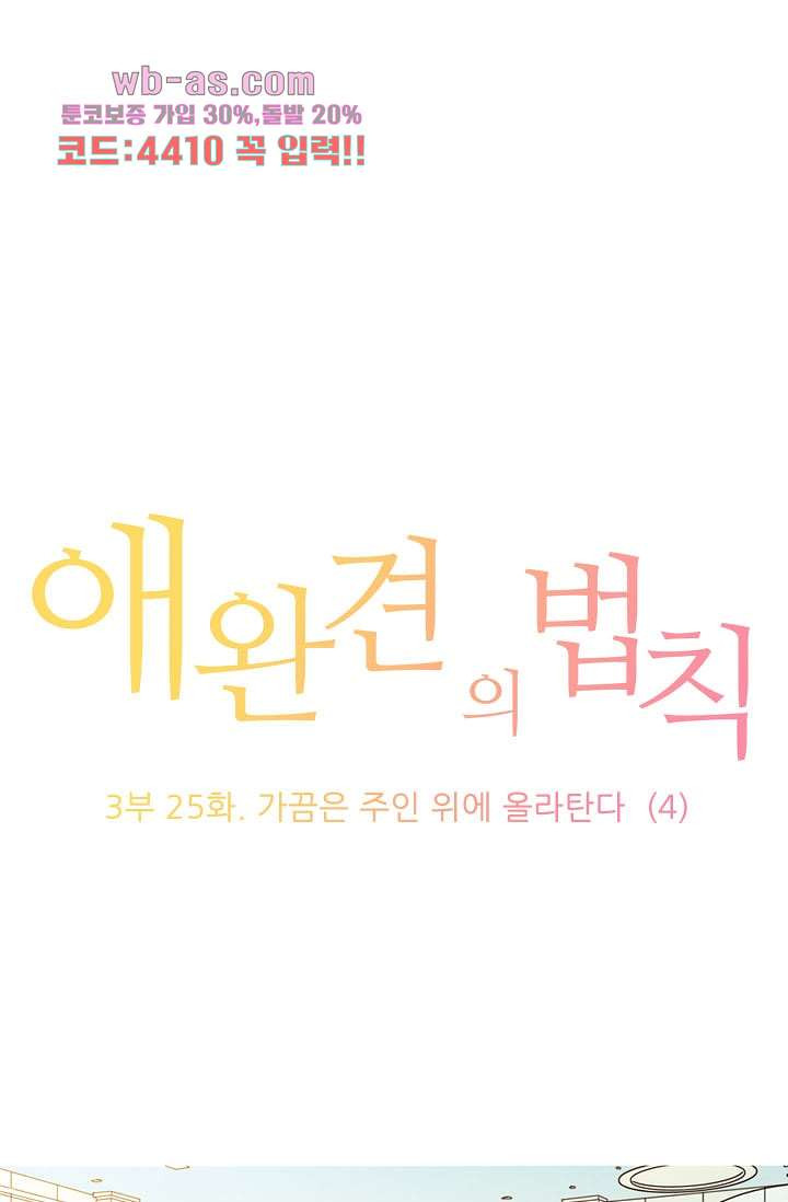 애완견의 법칙 3부 25화 - 웹툰 이미지 1