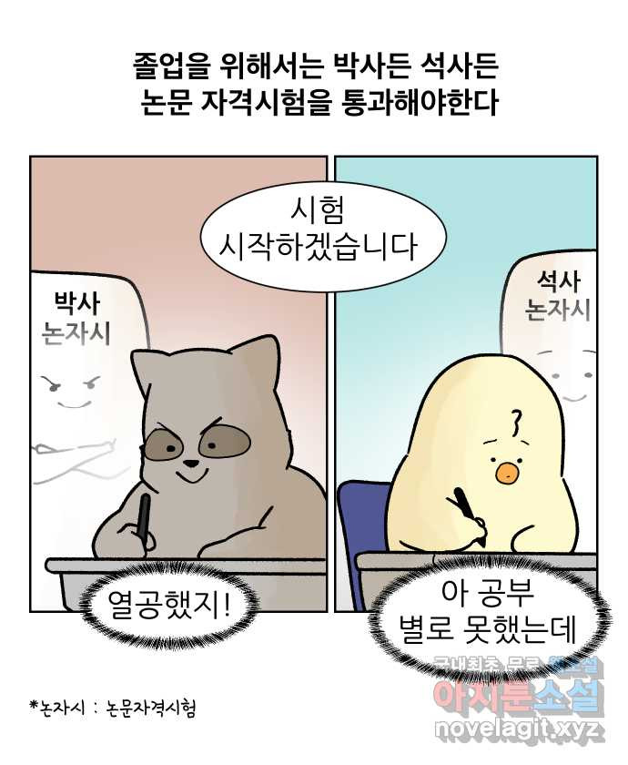 대학원 탈출일지 165화-논문(1) - 웹툰 이미지 1