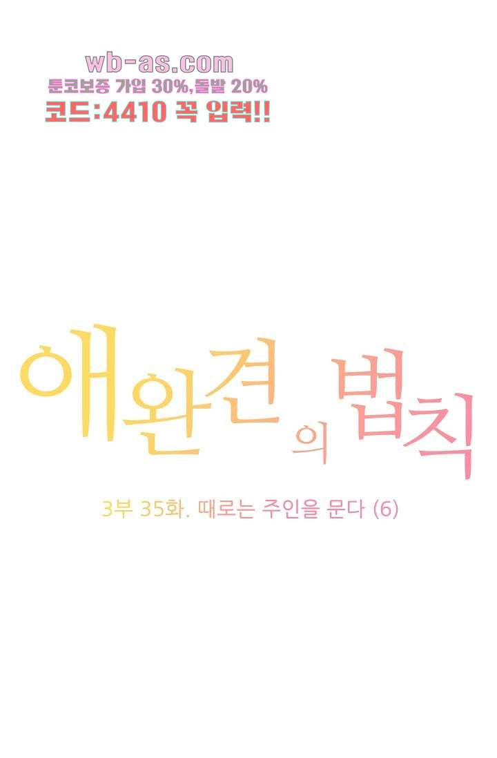 애완견의 법칙 3부 35화 - 웹툰 이미지 1