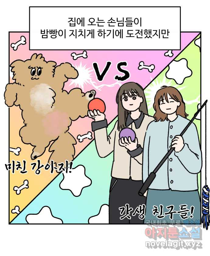 강아지는 멍멍하고 짖지 않아! 36화 - 작은 사람과 밤빵이 - 웹툰 이미지 6