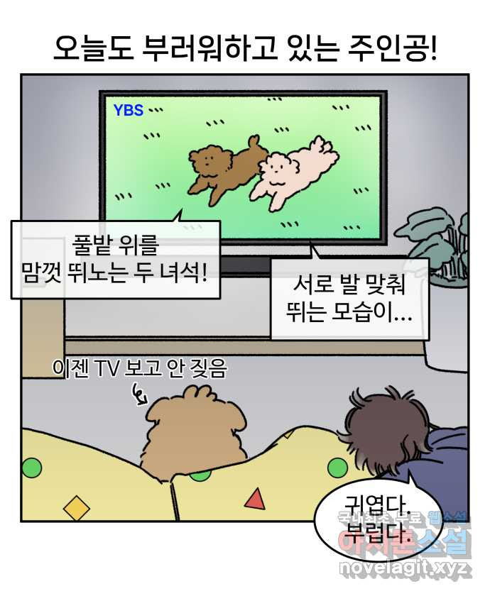 강아지는 멍멍하고 짖지 않아! 41화 - 친구 프로젝트 1 - 웹툰 이미지 1