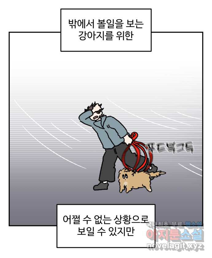 강아지는 멍멍하고 짖지 않아! 49화 - 산책 강행견 1 - 웹툰 이미지 14