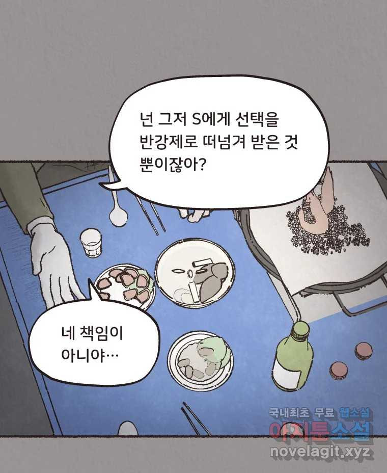 4명 중 1명은 죽는다 68화 희생양 (11) - 웹툰 이미지 51