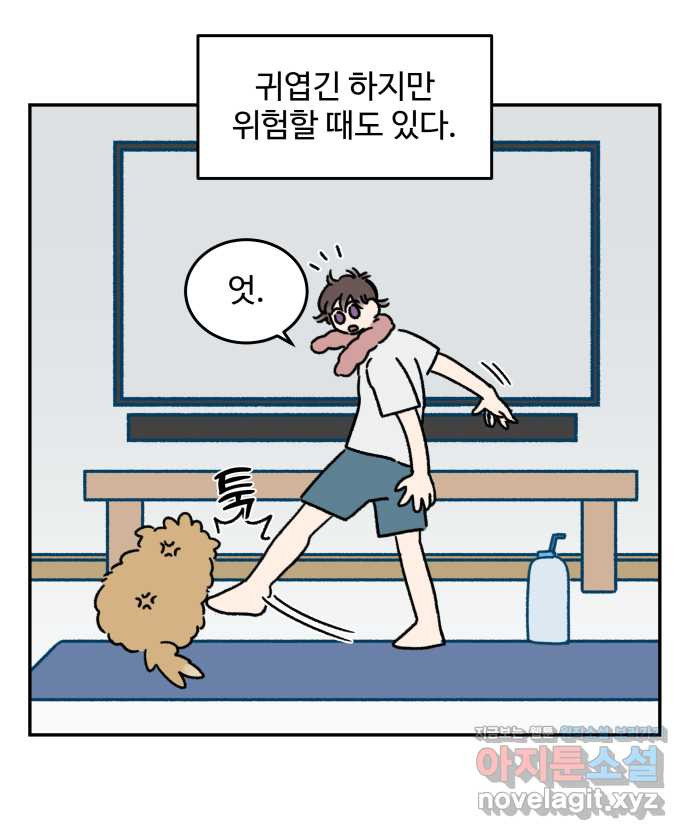 강아지는 멍멍하고 짖지 않아! 86화 - 운동 하지 마! - 웹툰 이미지 11