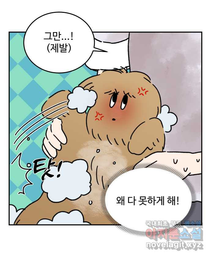 강아지는 멍멍하고 짖지 않아! 64화 - 목욕하는 날 2 - 웹툰 이미지 9