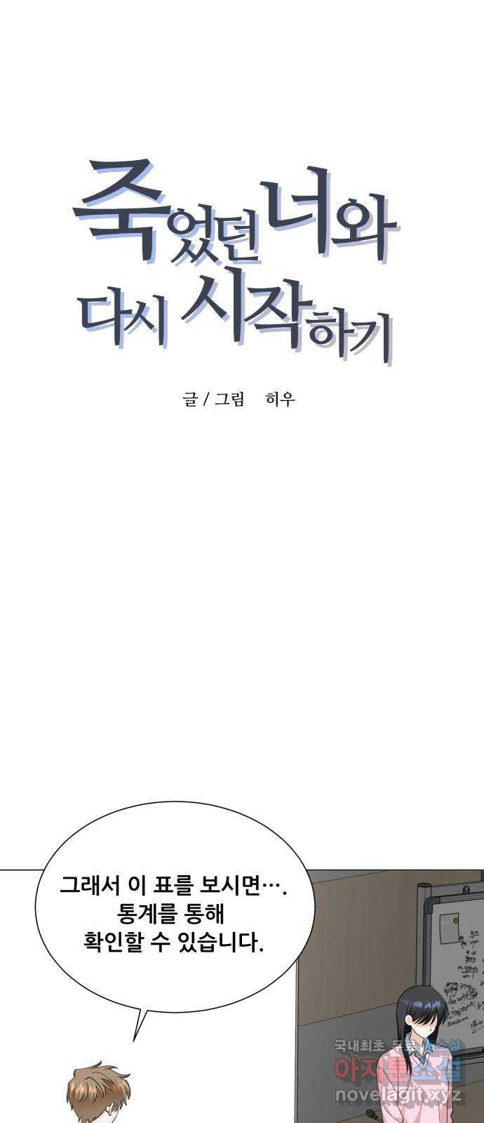 죽었던 너와 다시 시작하기 28화 - 웹툰 이미지 1